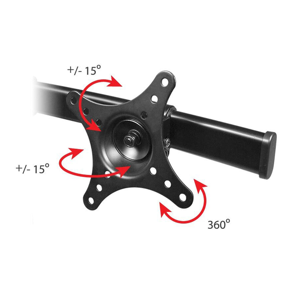 SIIG CE-MT1812-S2 13" to 27" Triple Monitor Desk Stand