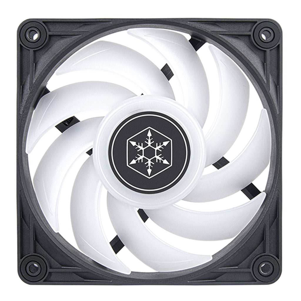 SilverStone VS120B-ARGB-3PK Performance Enhanced VISTA 120mm PWM ARGB Fan - 3-Pack