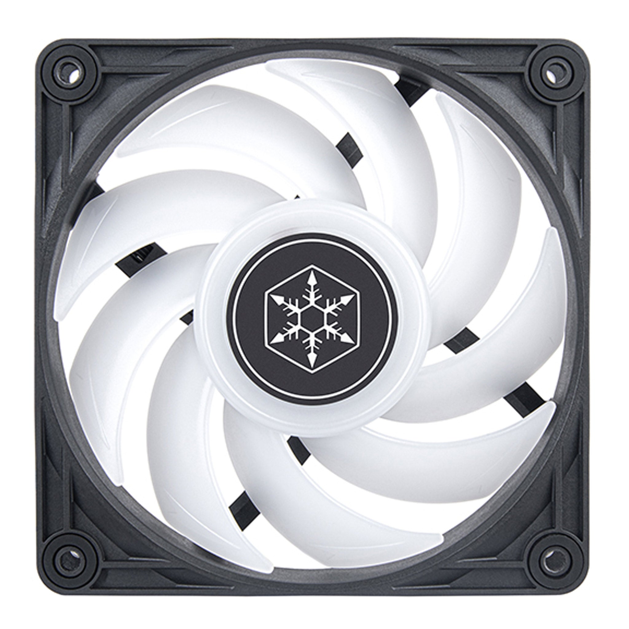 SilverStone VS120B-ARGB-3PK Performance Enhanced VISTA 120mm PWM ARGB Fan - 3-Pack