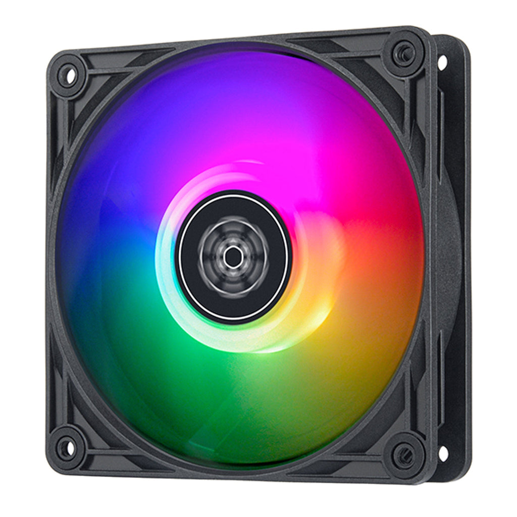 SilverStone VS120B-ARGB-3PK Performance Enhanced VISTA 120mm PWM ARGB Fan - 3-Pack