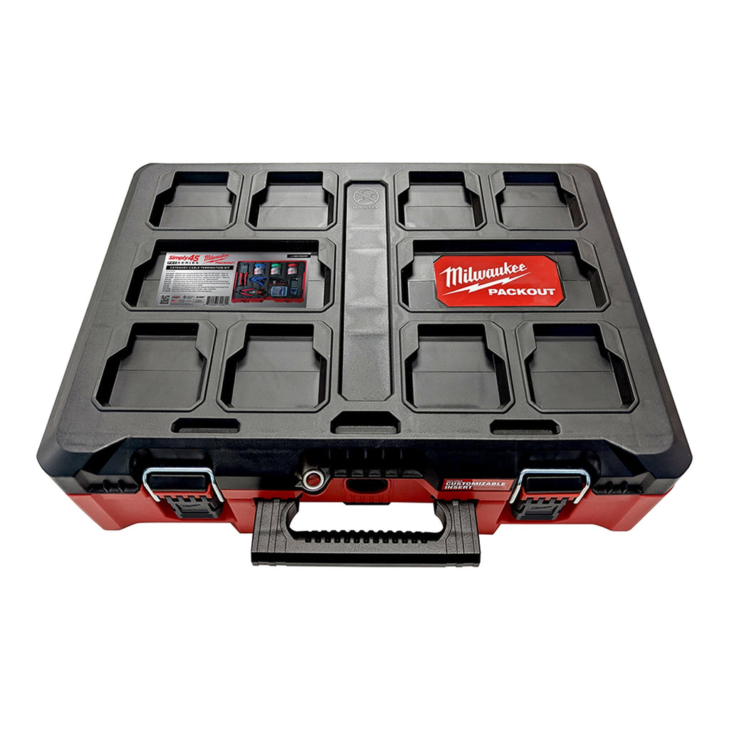 Simply45 S45-PSKMP1 ProSeries Milwaukee Packout Category Cable Termination Kit
