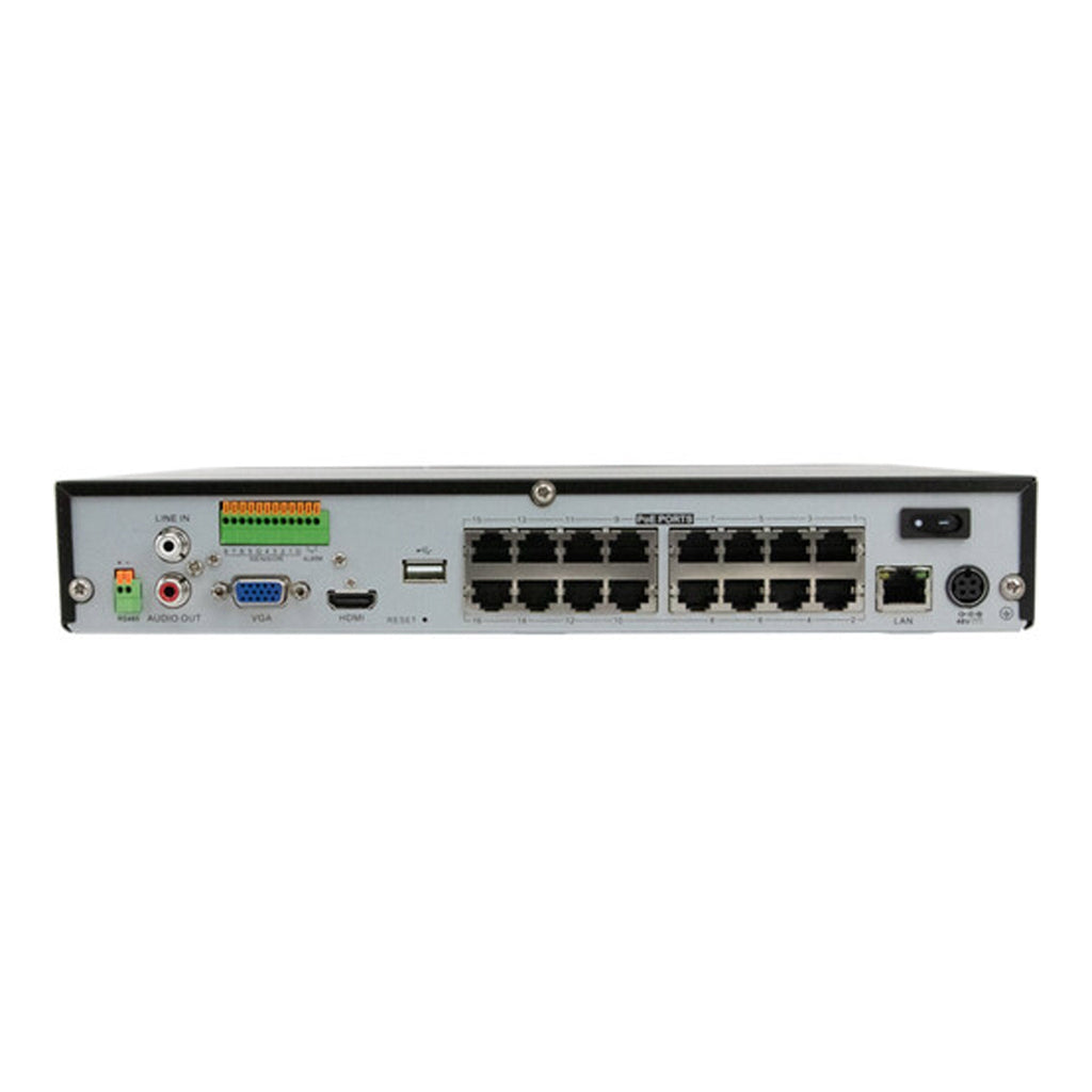 Speco N16JLN 4K 16 Channel NVR with Analytics