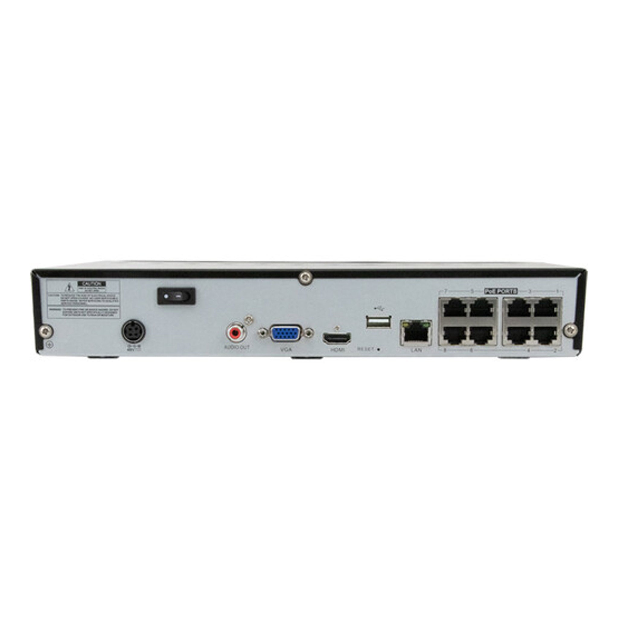 Speco N8JLN 4K 8 Channel NVR with Analytics