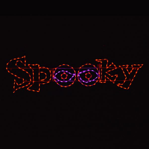 Spooky Word Sign