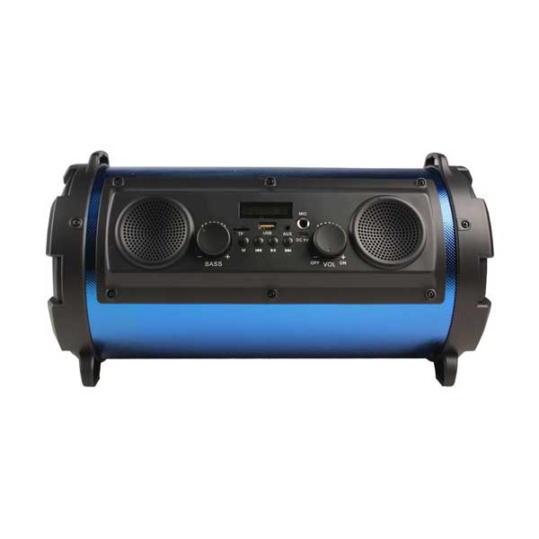 SuperSonic IQ Sound 5" Wireless Bluetooth Speaker with USB/Micro SD & AUX Inputs (IQ-1525BTBLU)