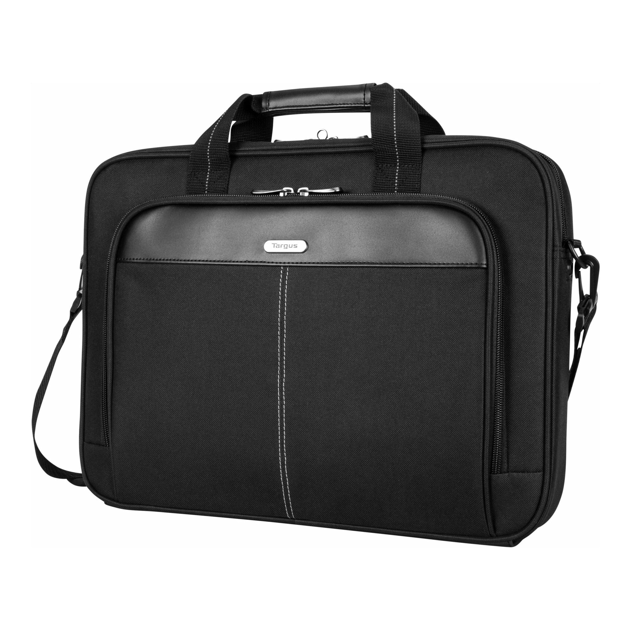 Targus TCT027US Briefcase Style Carrying Case for 16" Notebook - Black - TAA Compliant