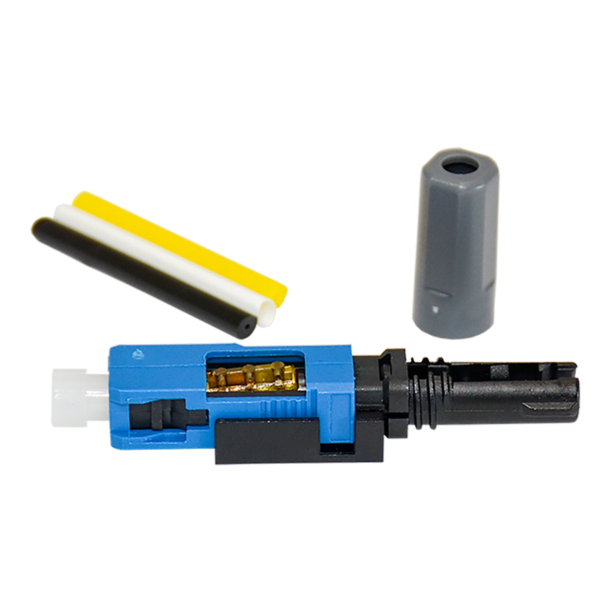 TechLogix SMU-SC Single Mode (OS1, OS2) 9/125µm UPC Click-On ECOConnector - Blue