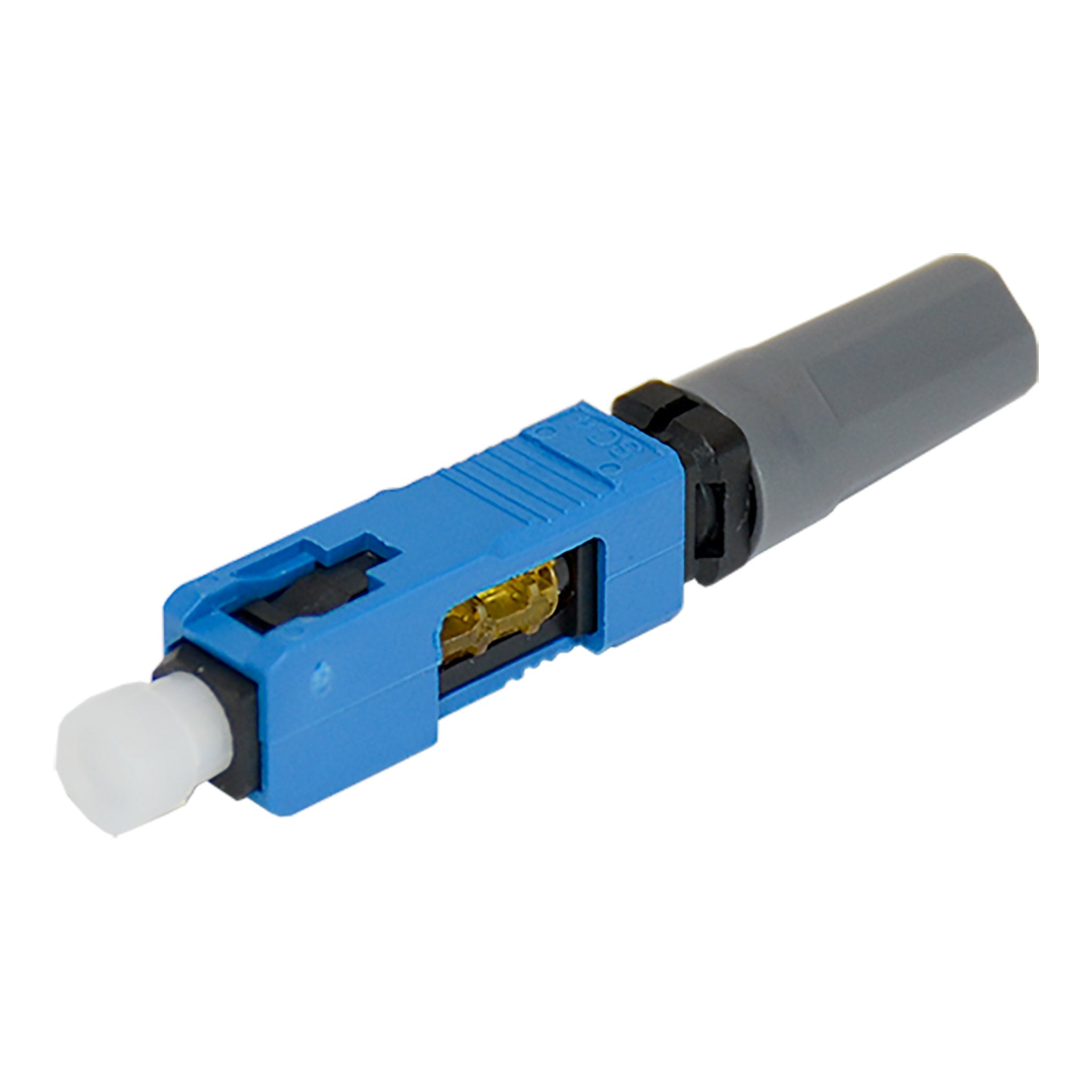 TechLogix SMU-SC Single Mode (OS1, OS2) 9/125µm UPC Click-On ECOConnector - Blue