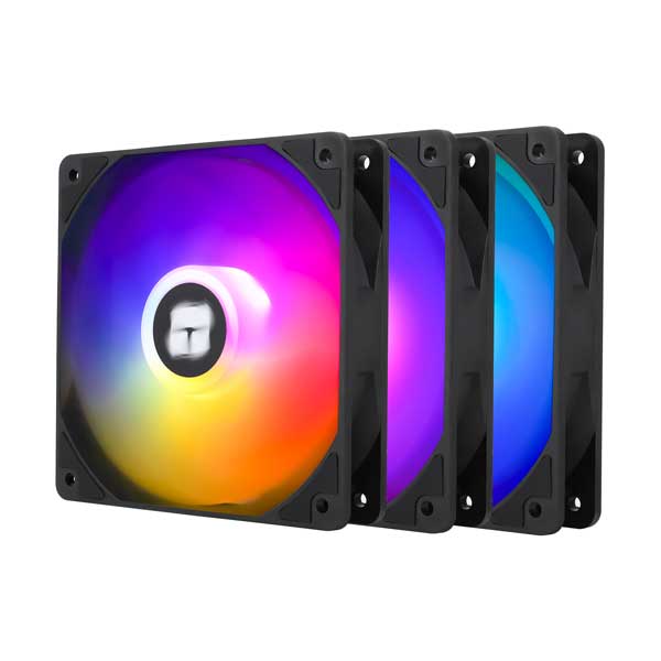 Thermalright TL-C12C-S X3 120mm ARGB Case Fan - 3-Pack Black