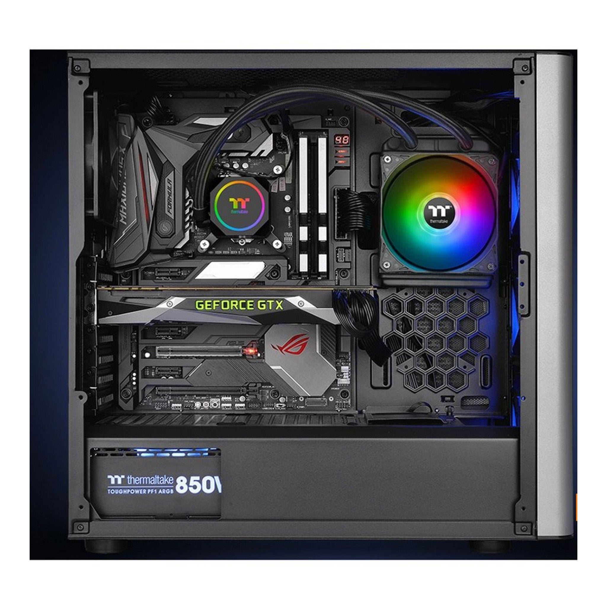 Thermaltake CL-W285-PL12SW-B TH120 ARGB Sync AIO Liquid CPU Cooler