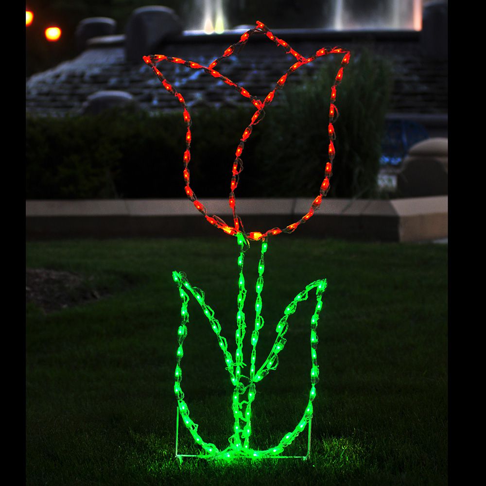 LED Tulip Red