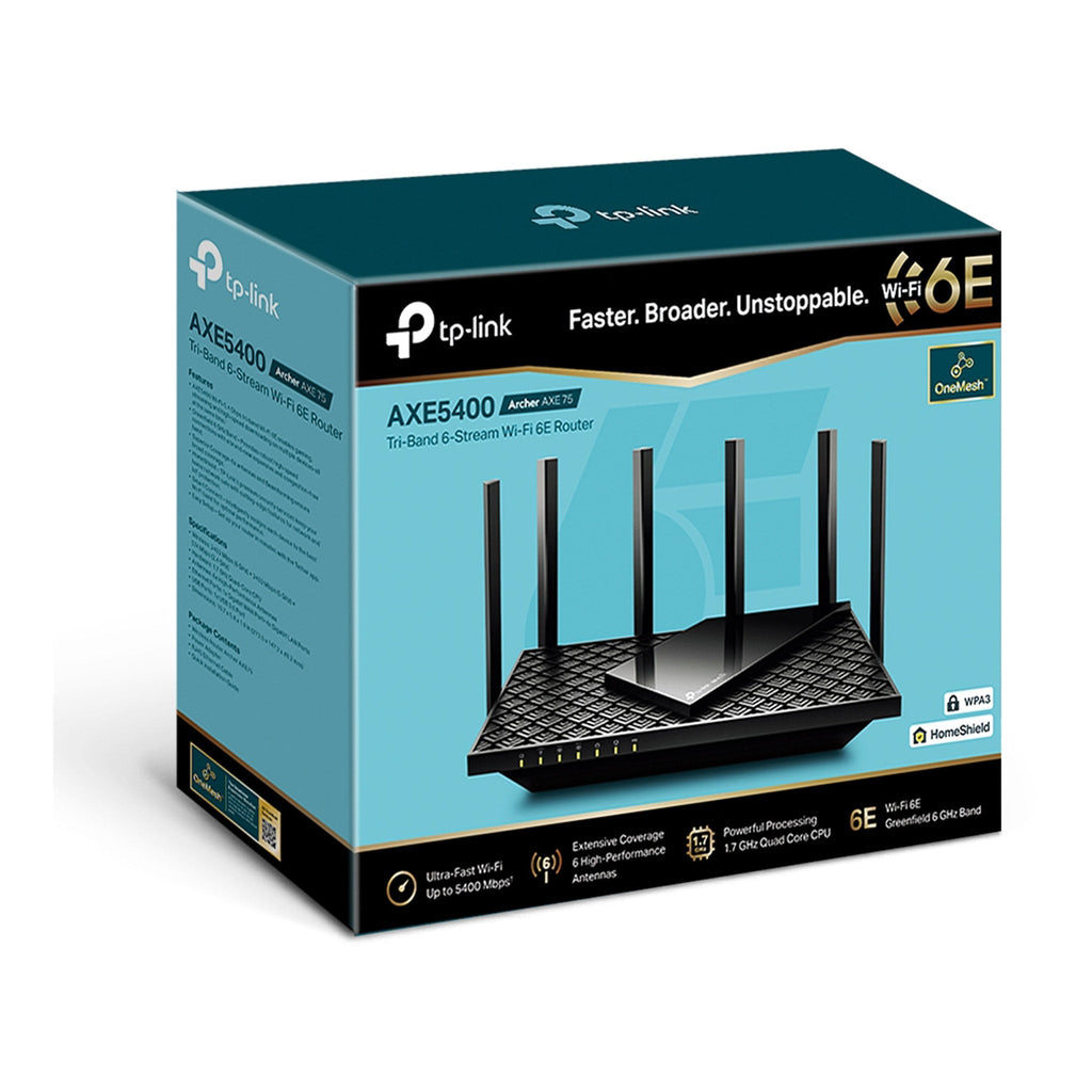TP-Link ARCHER AXE5400 Tri-Band Gigabit Wi-Fi 6E Router