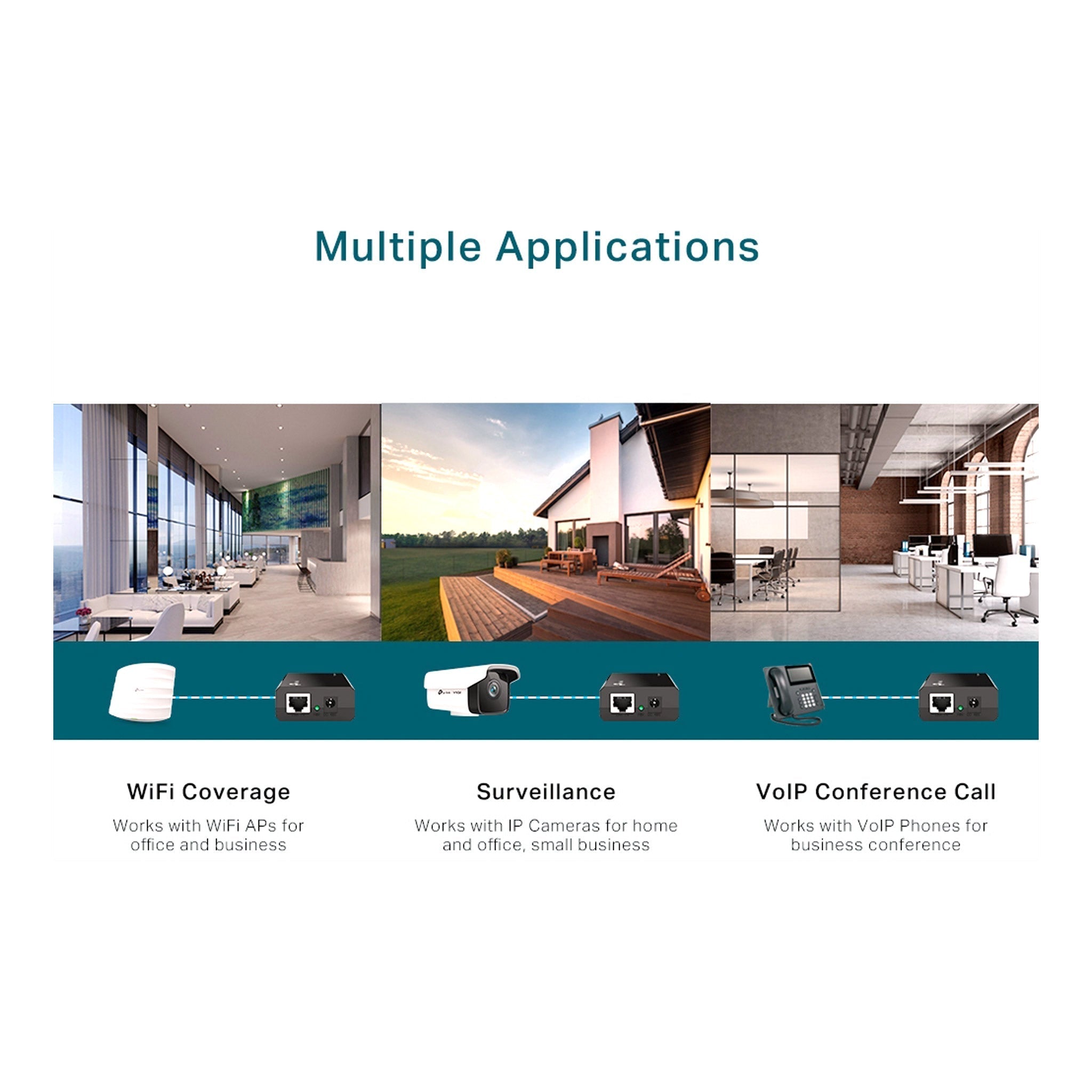 TP-Link TL-POE150S 15.4W PoE Injector