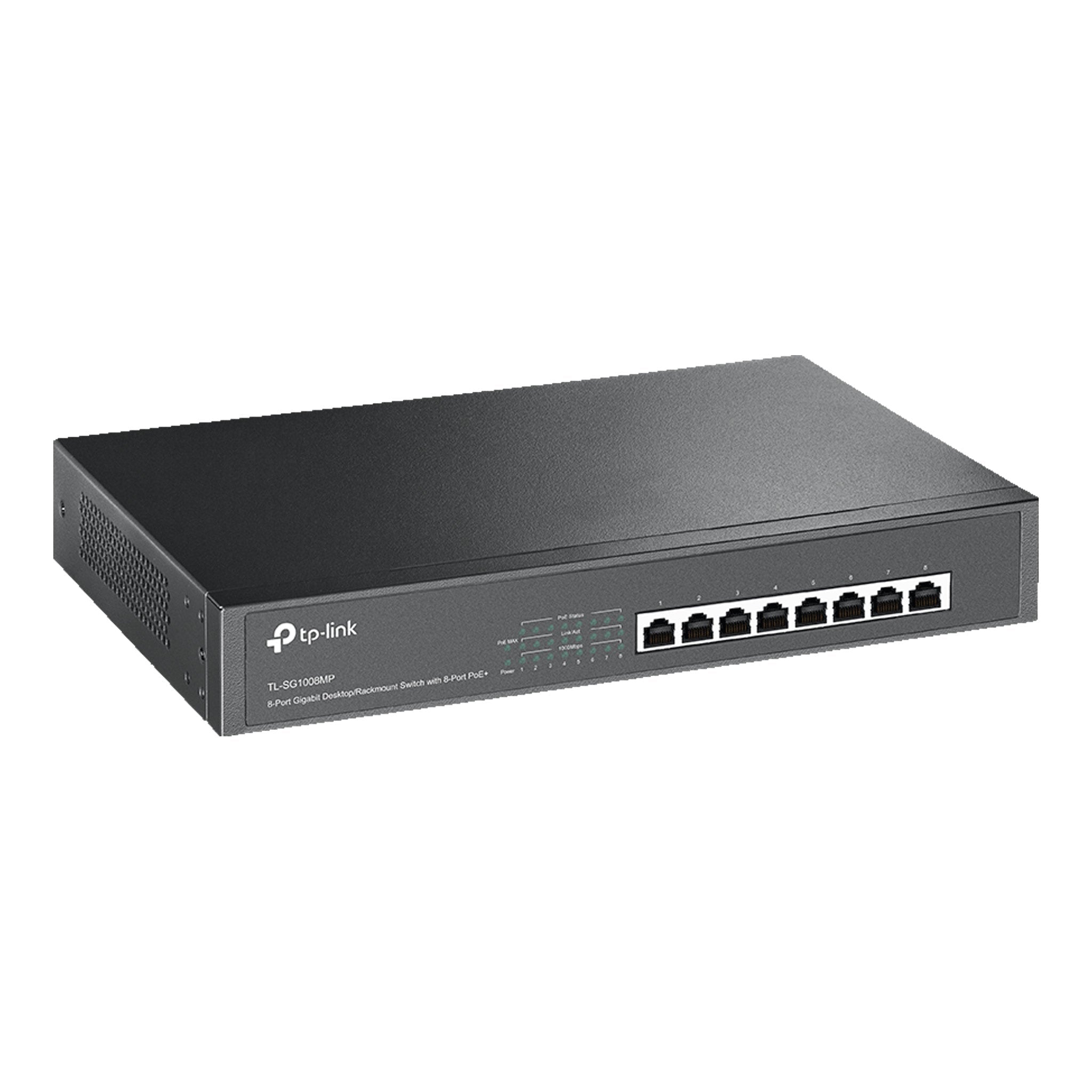 TP-Link TL-SG1008MP 8-Port PoE+ Gigabit Desktop/Rackmount Switch