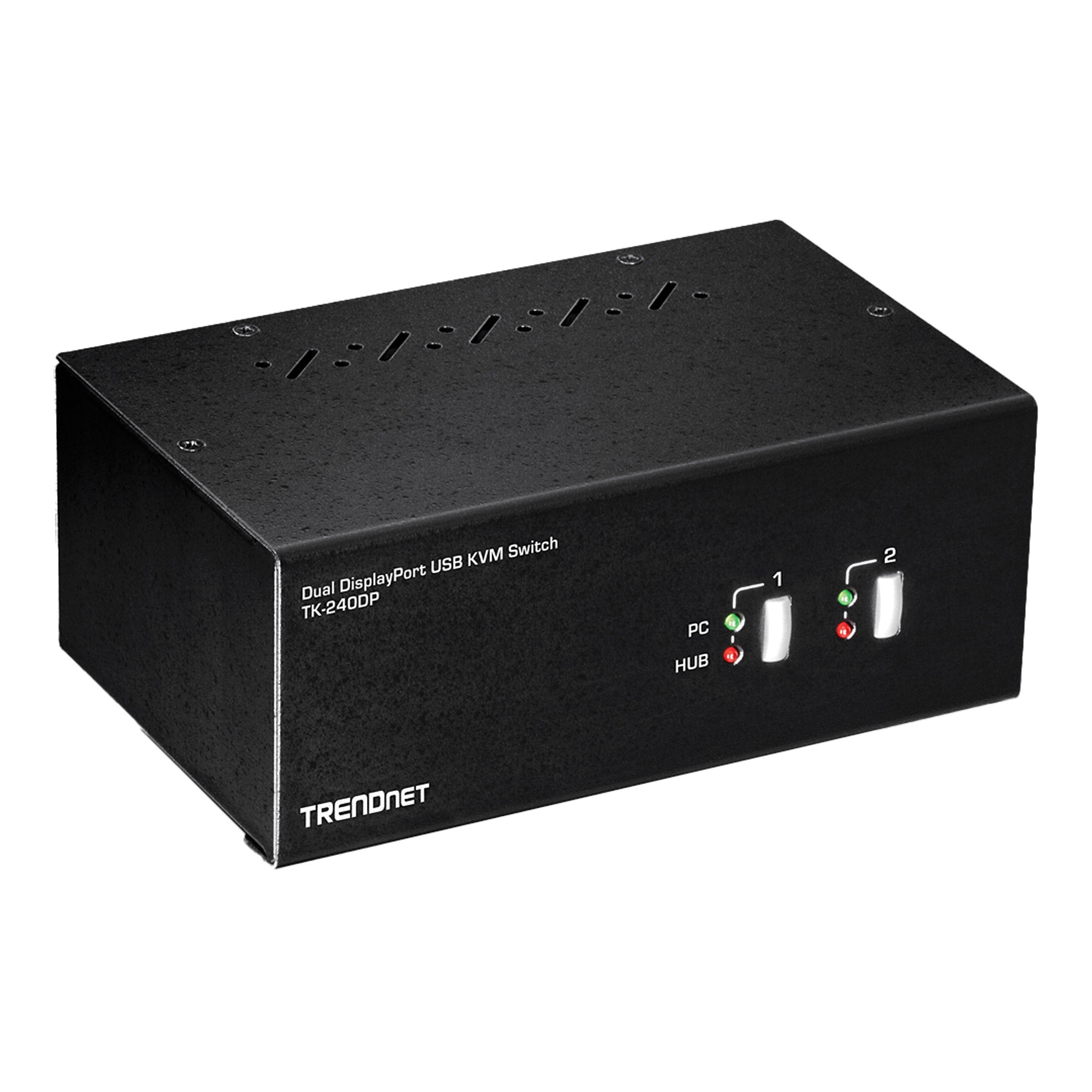 TRENDnet TK-240DP 2-Port 4K Dual Monitor DisplayPort KVM Switch