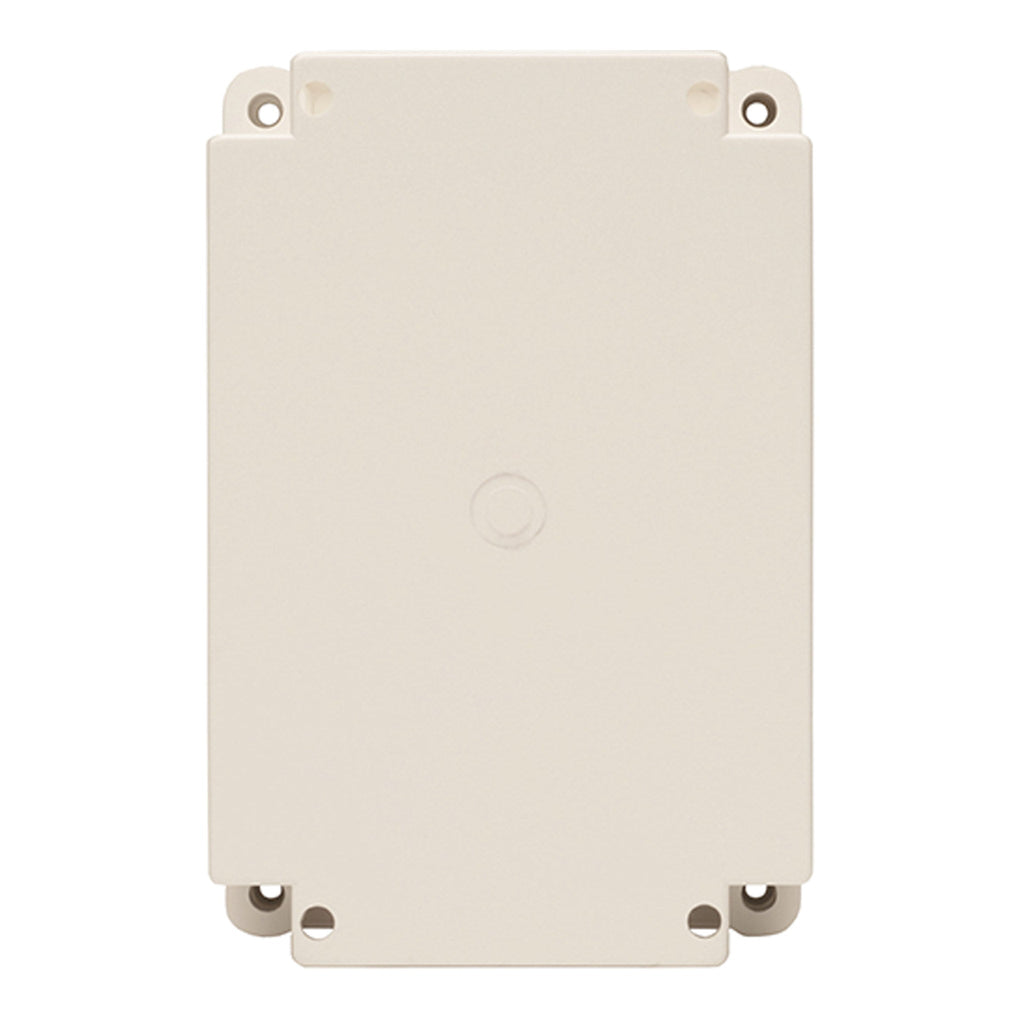 Tripp Lite N206-SB01-IND 2-Cutout IP68 Single Gang Surface Mount Junction Box with Blank Keystone Wallplate - White