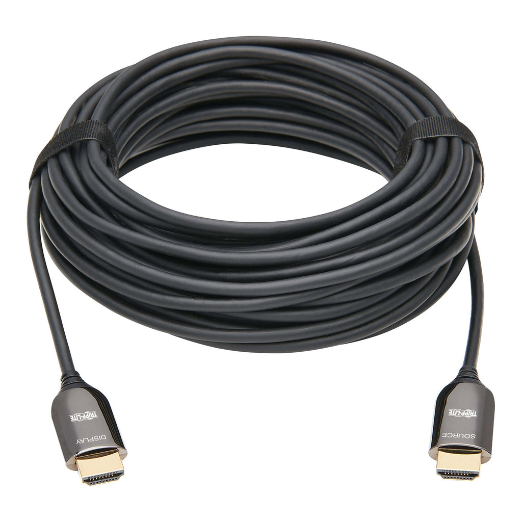 Tripp Lite P568F-15M-8K6 15m Fiber Active Optical Cable (AOC) 8K HDMI Plenum-Rated Cable