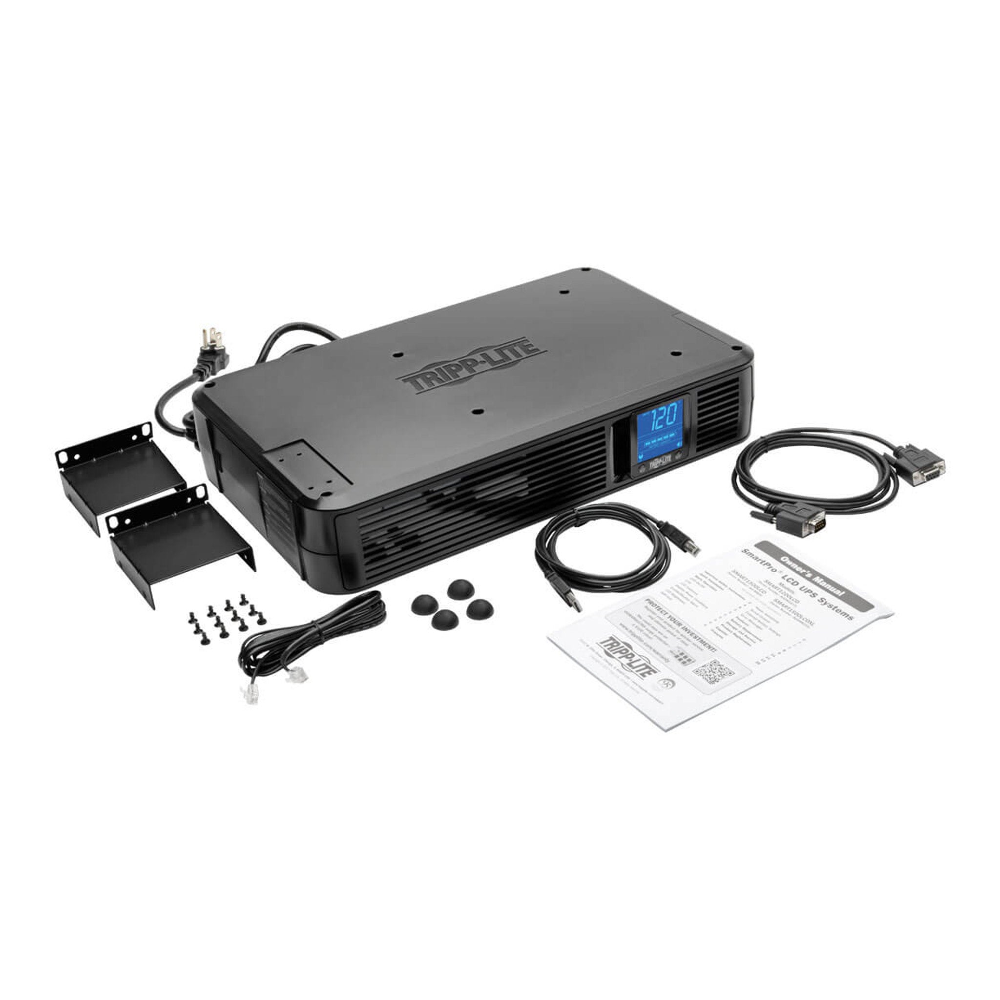 Tripp Lite SMART1500LCD 1500VA 900W UPS Smart Rackmount Tower LCD