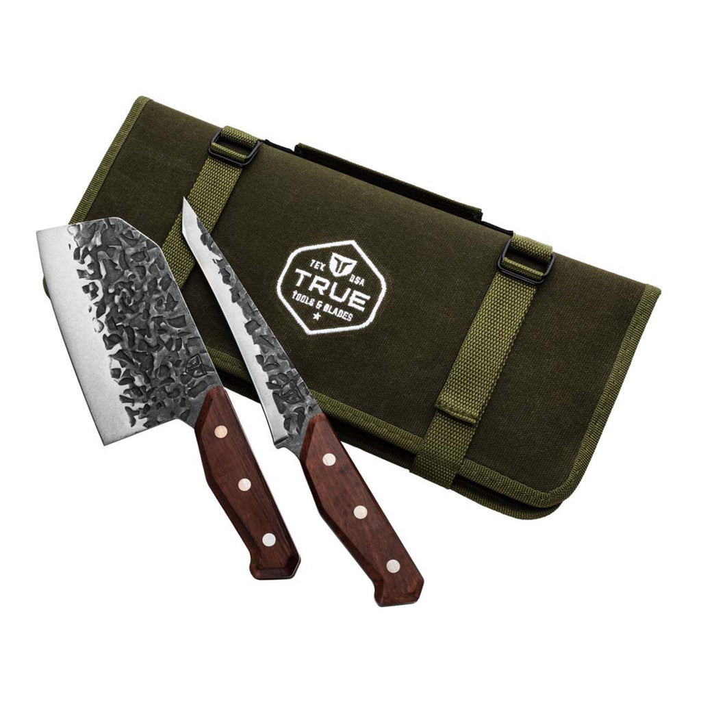TRUE TRU-BND-0004 PrimalForge 3-Piece Outdoor Cutlery Knife Kit