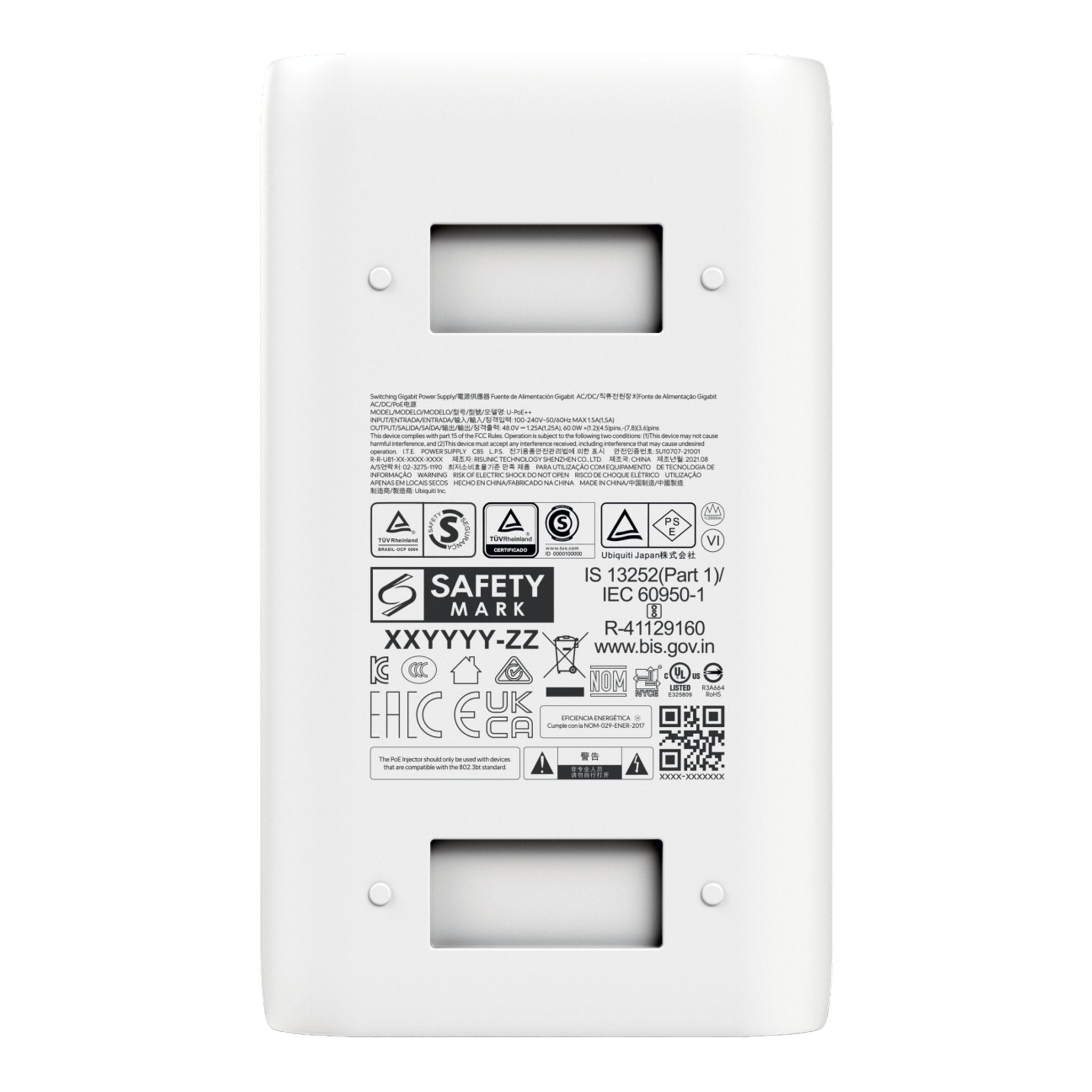 Ubiquiti U-PoE++ UniFi PoE++ Adapter - 60W