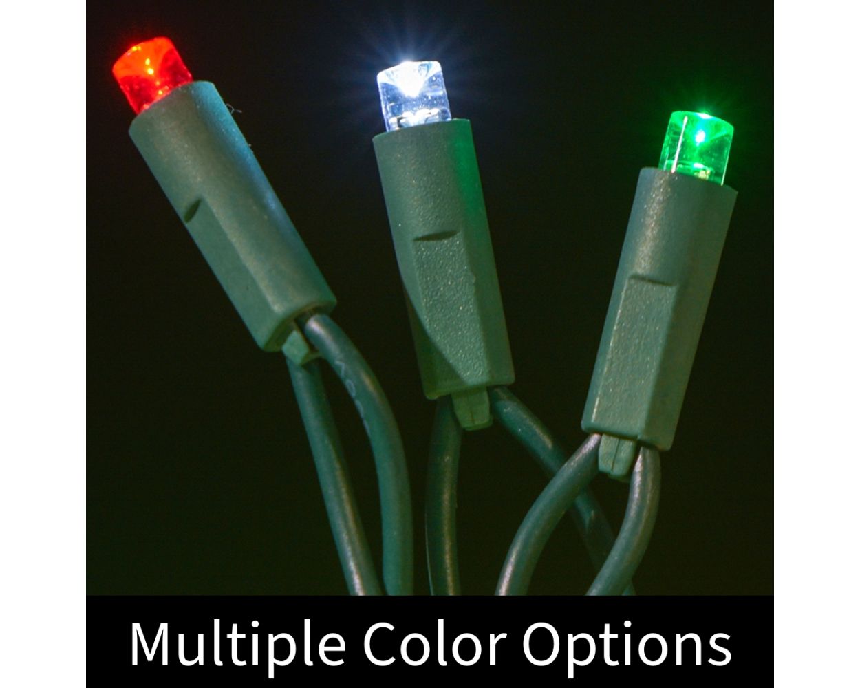 LED Concave 5MM Light Set, 70 Ct, 4" Spacing, Two Wire -Pro Lights