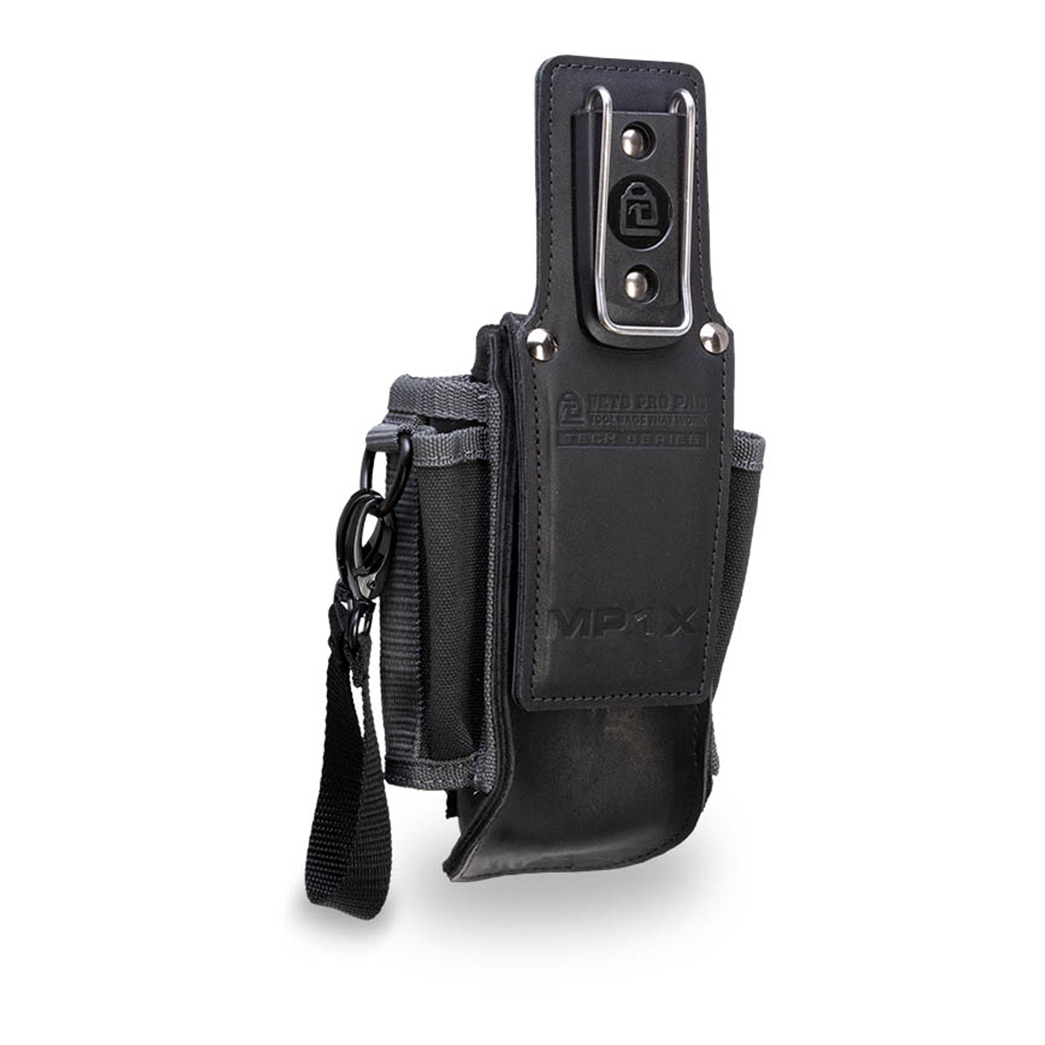 Veto Pro Pac MP1X Small-Sized Tool Pouch with Leather Pocket Stuffer and Wire-Formed Clip