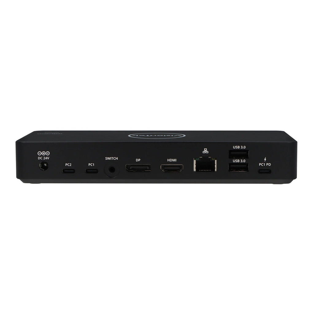 VisionTek 901532 VT2900 USB-C Dual System KVM Docking Station with 100W Power Delivery