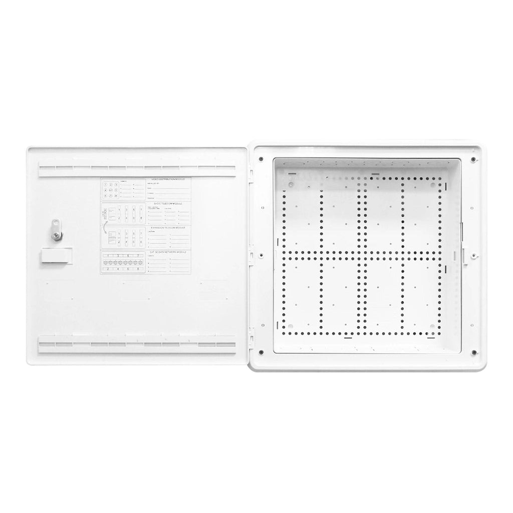 Wavenet WHWS15AEP 15" Wi-Fi Friendly Structured Wiring ABS Plastic Enclosure - White