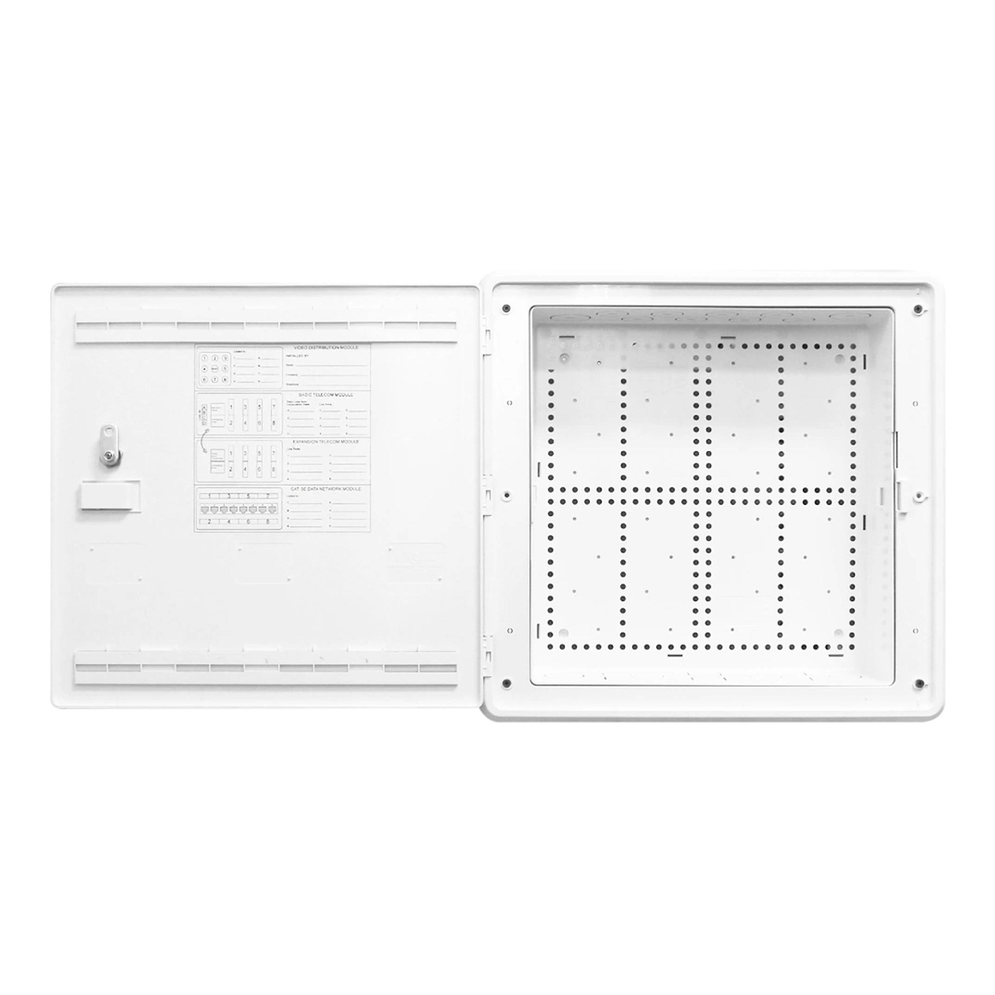 Wavenet WHWS15AEP 15" Wi-Fi Friendly Structured Wiring ABS Plastic Enclosure - White