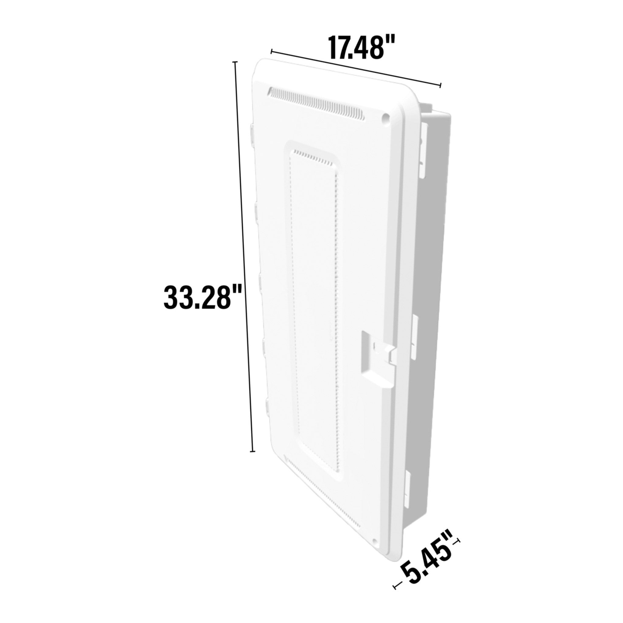 Wavenet WHWS30AEP-S 30" ABS Plastic Enclosure with Trim Ring and Hinged Door