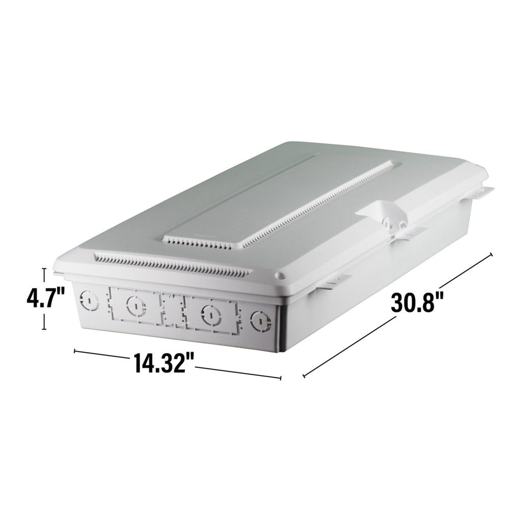 Wavenet WHWS30AEP-S 30" ABS Plastic Enclosure with Trim Ring and Hinged Door