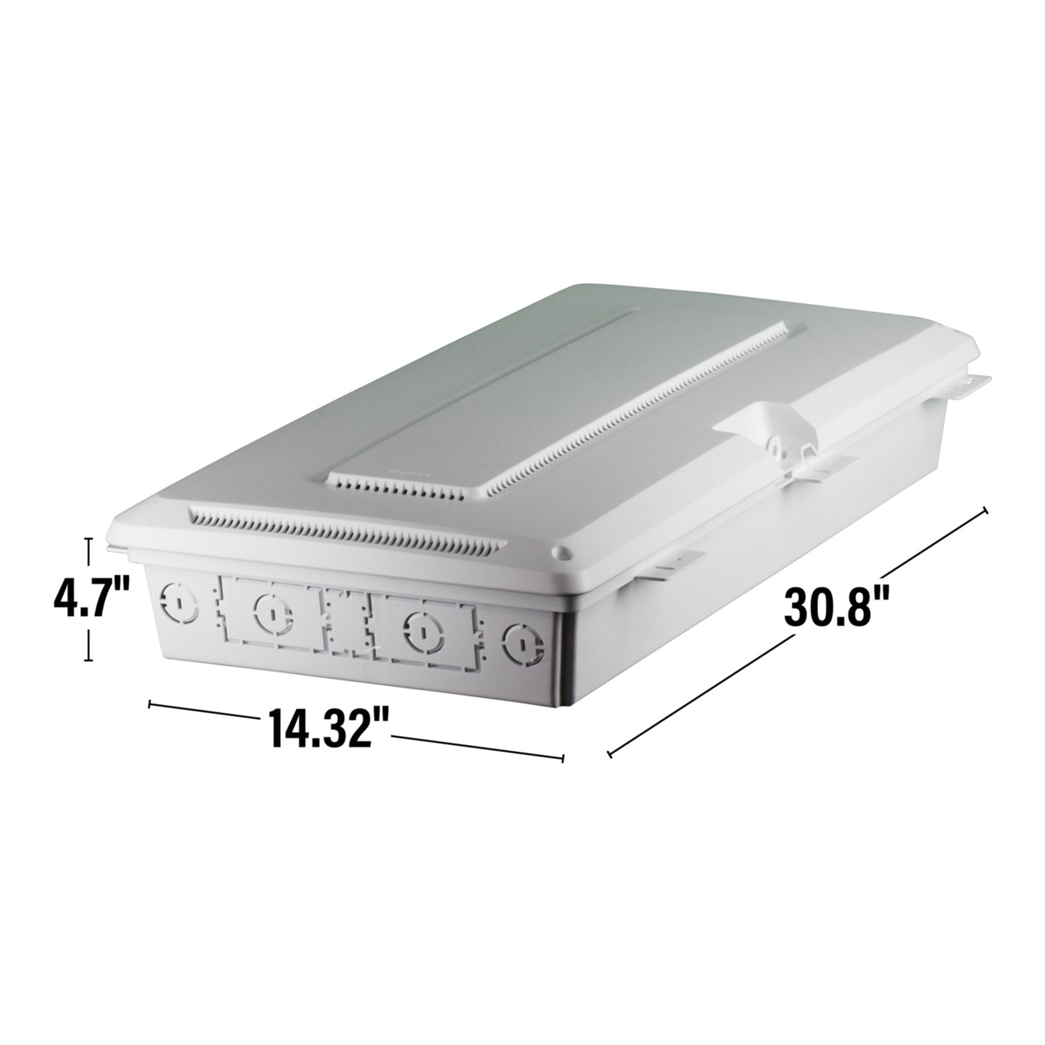 Wavenet WHWS30AEP-S 30" ABS Plastic Enclosure with Trim Ring and Hinged Door