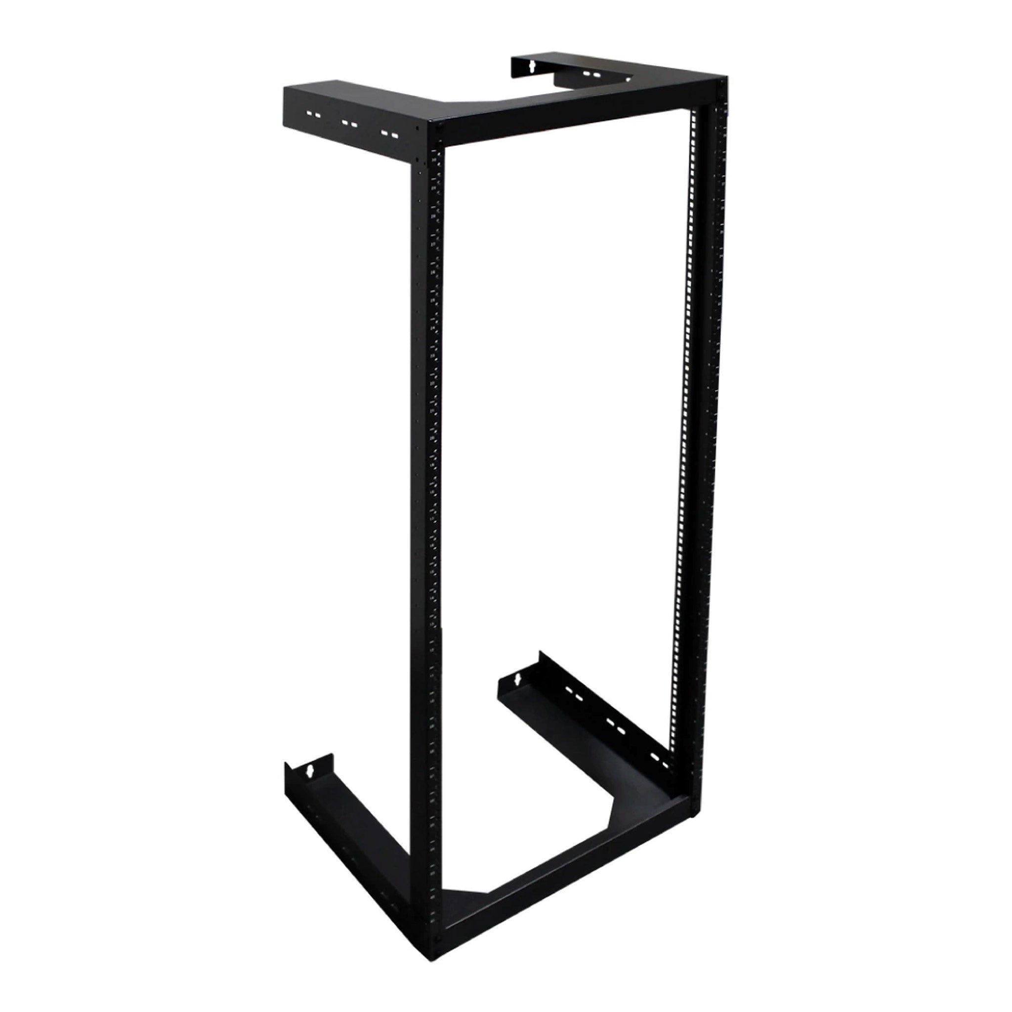 Wavenet WMR-30U-SW 30U 18" 2-Post Open Frame Wall Rack - Black