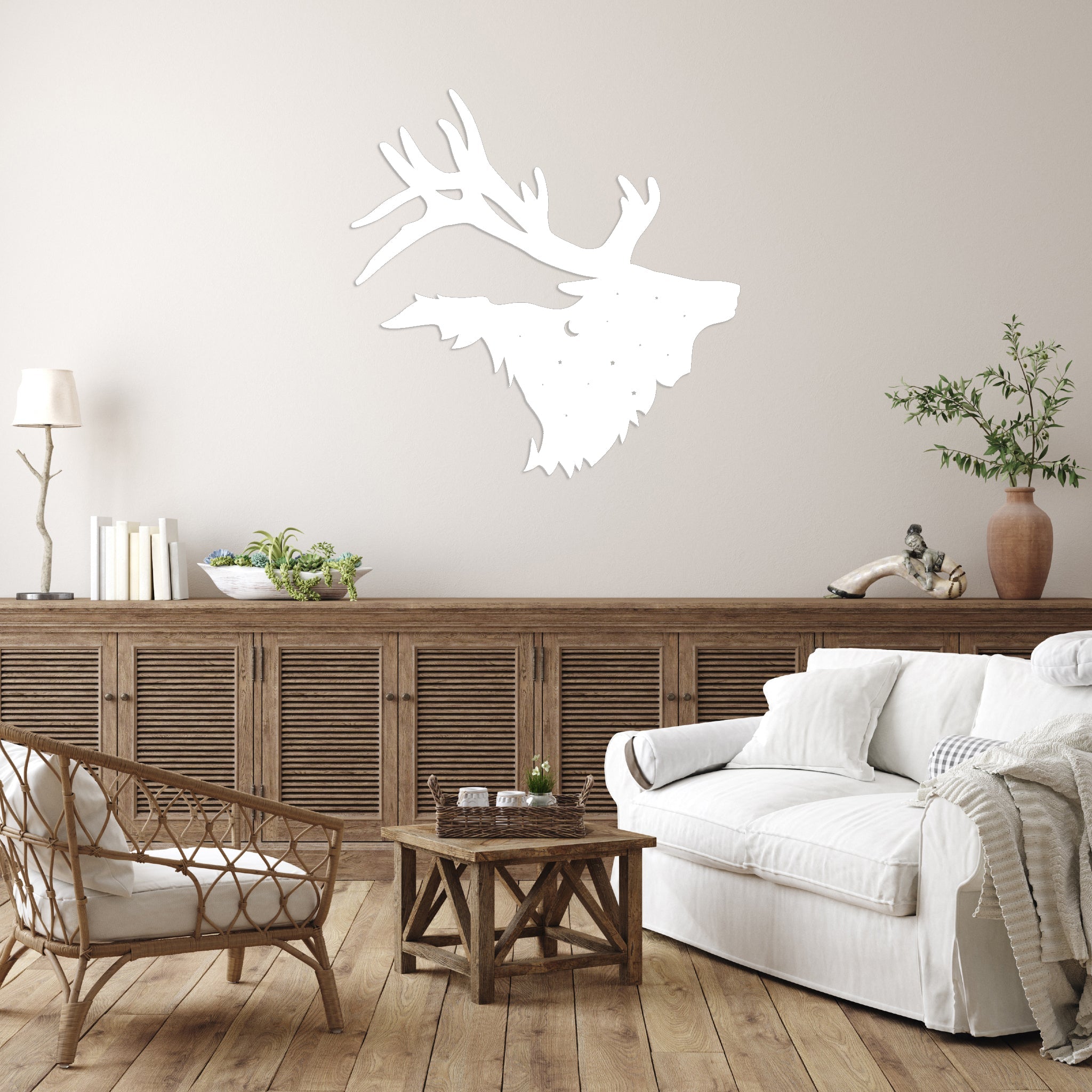 Bull Elk - Metal Wall Art