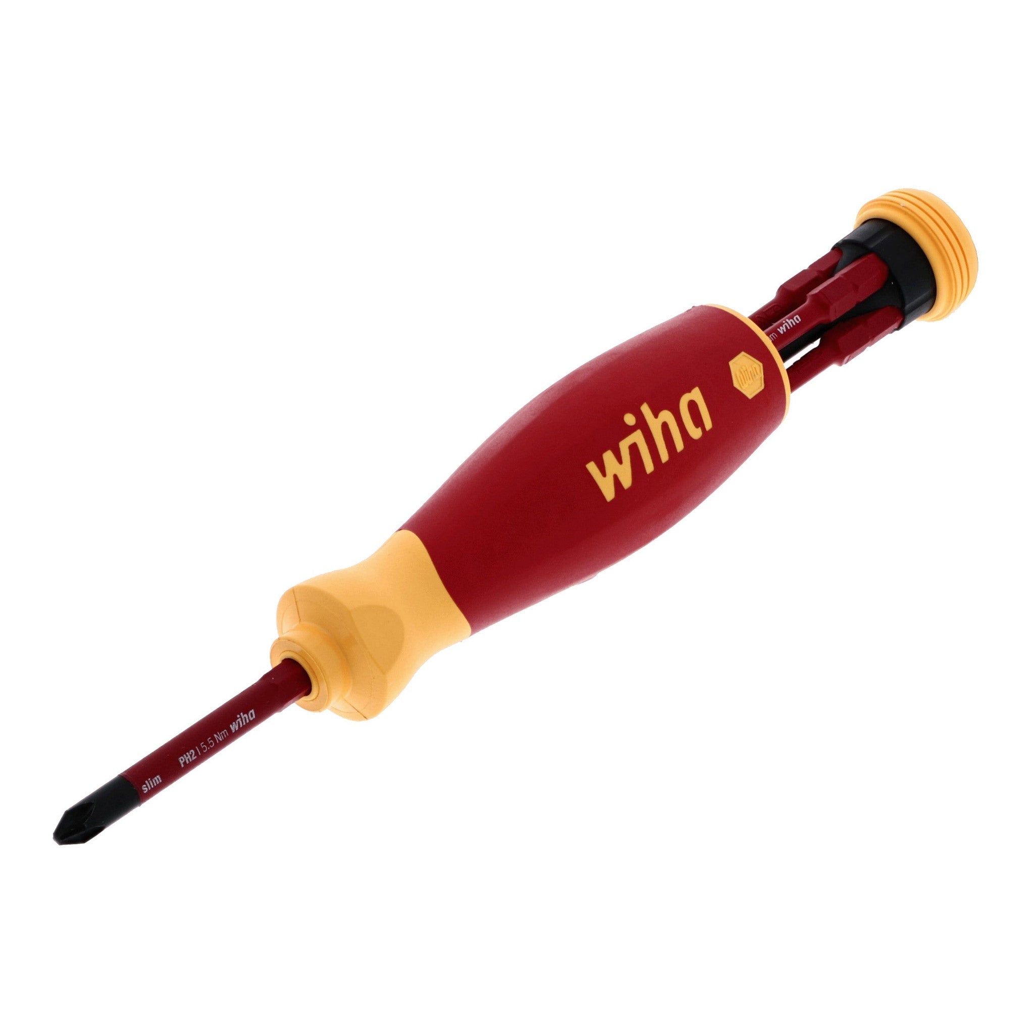 Wiha 28345 6-Piece Insulated SlimLine PocketMax Multi-Driver