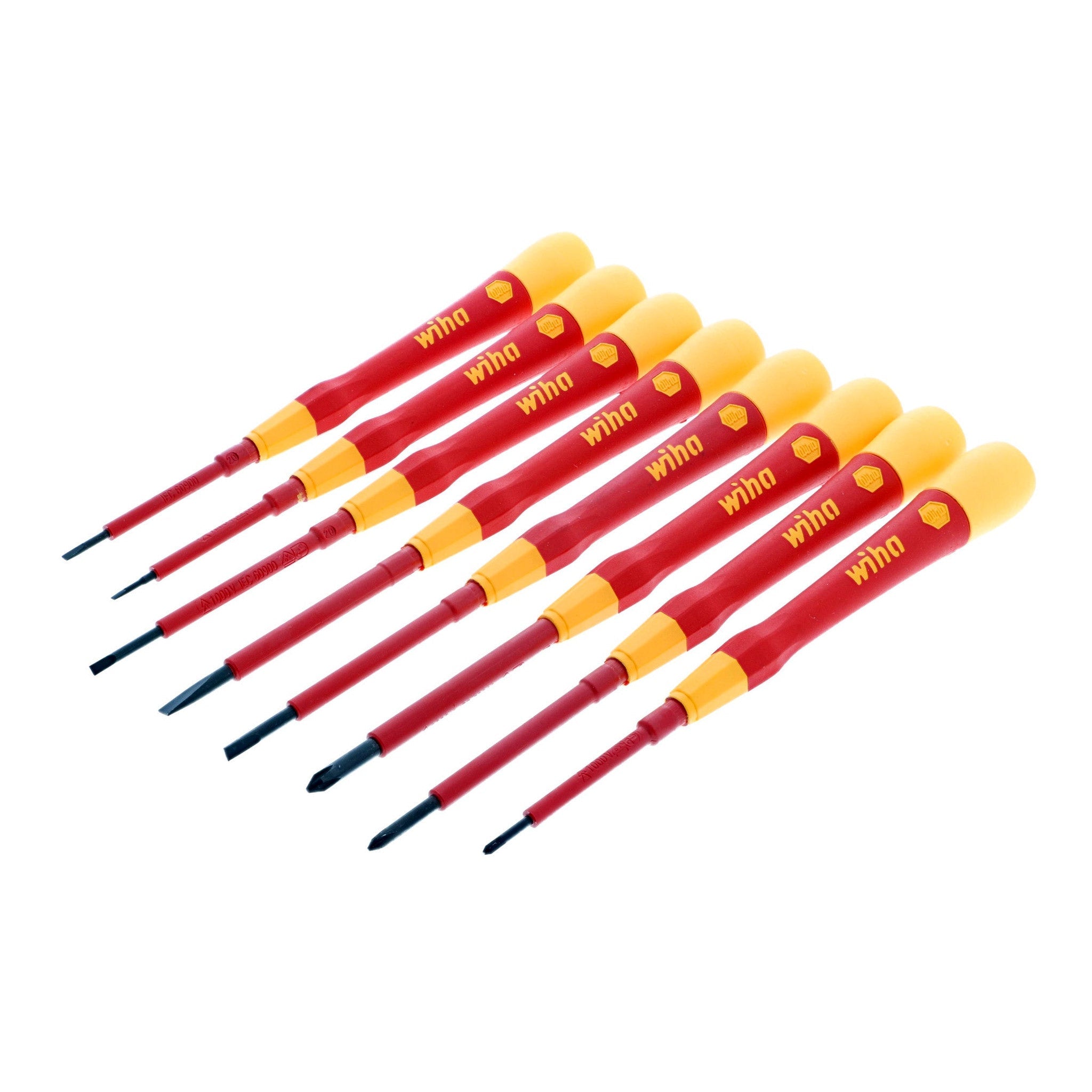 Wiha 32088 8-Piece Insulated PicoFinish Precision Screwdriver Set