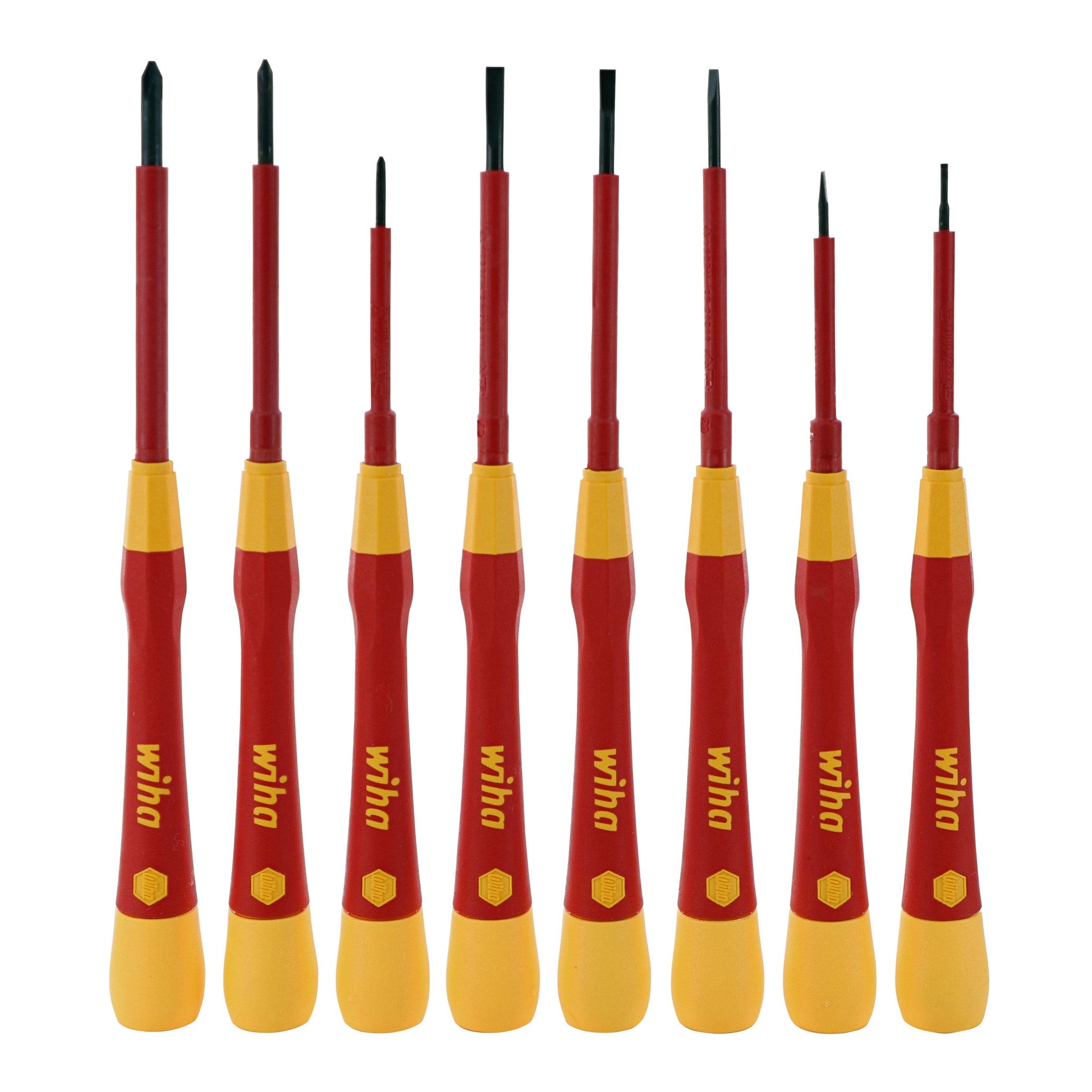 Wiha 32088 8-Piece Insulated PicoFinish Precision Screwdriver Set