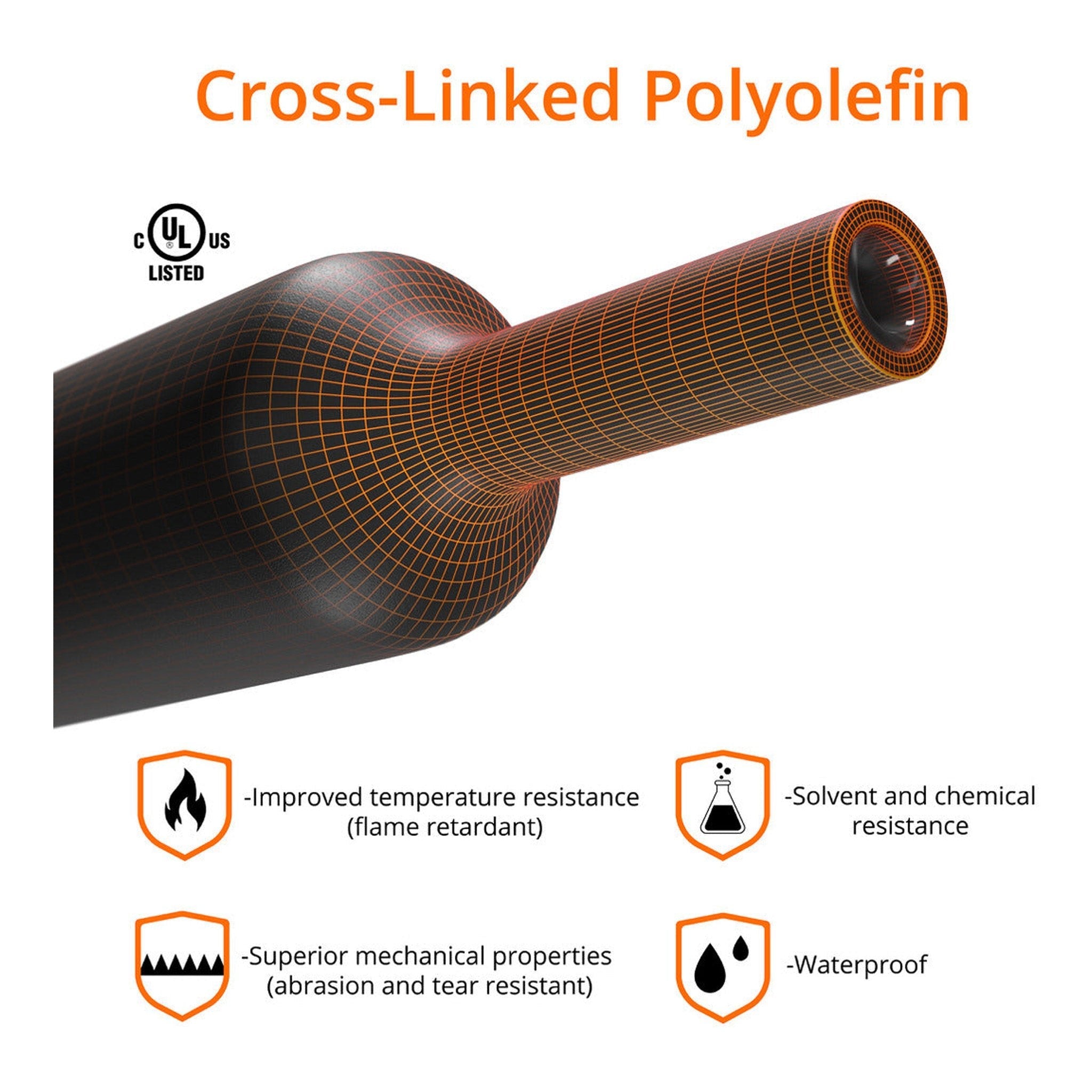 Wirefy 275-Piece 5-Color 3:1 Adhesive Heat Shrink Tubing Kit