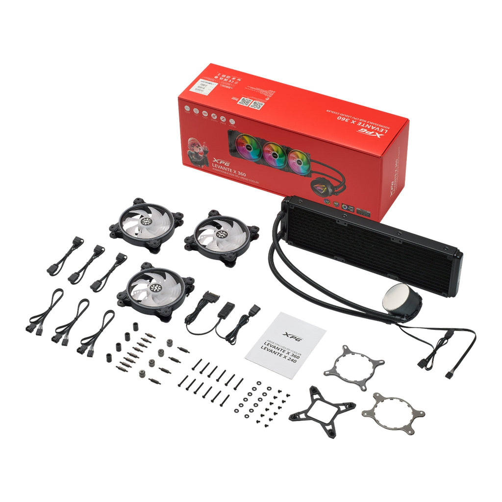XPG Levante X Black 360mm ARGB All-in-one Liquid CPU Cooler