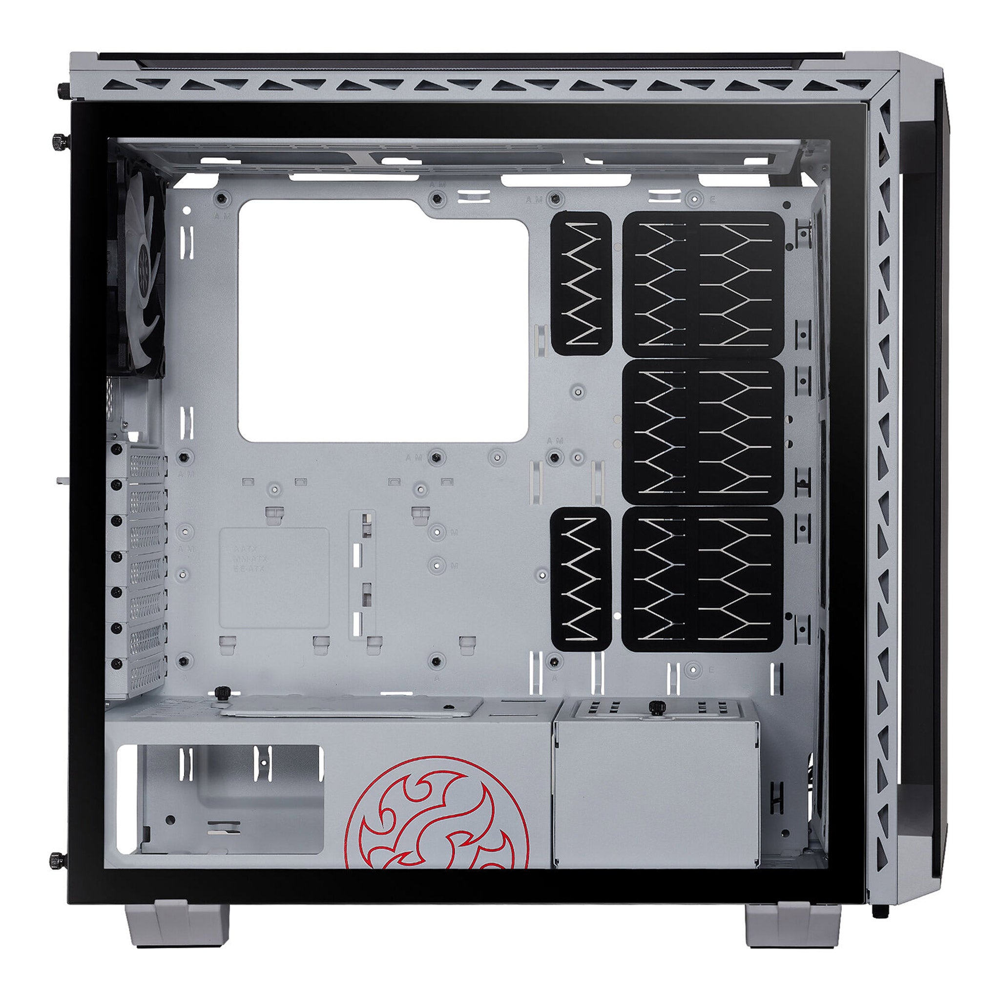 XPG White Battlecruiser Super Mid Tower ATX Case