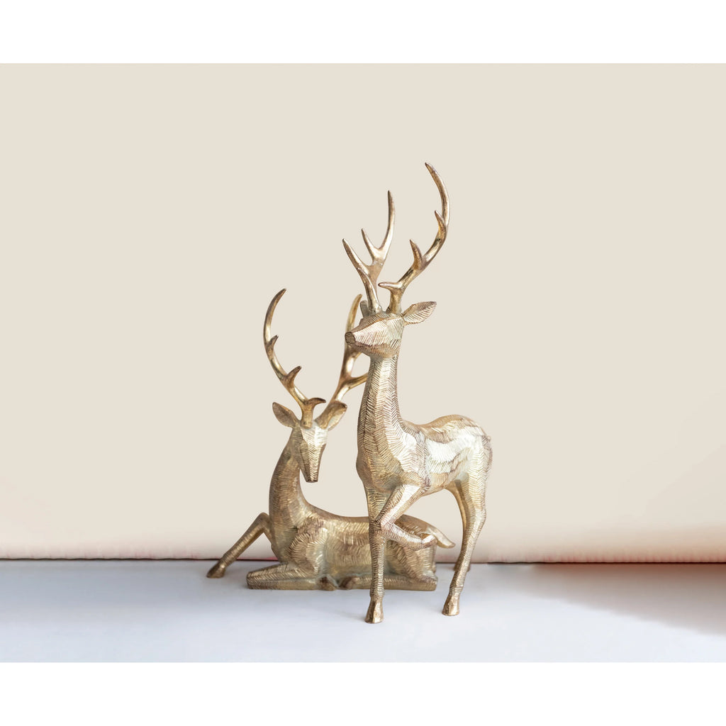 Gold Resin Deer