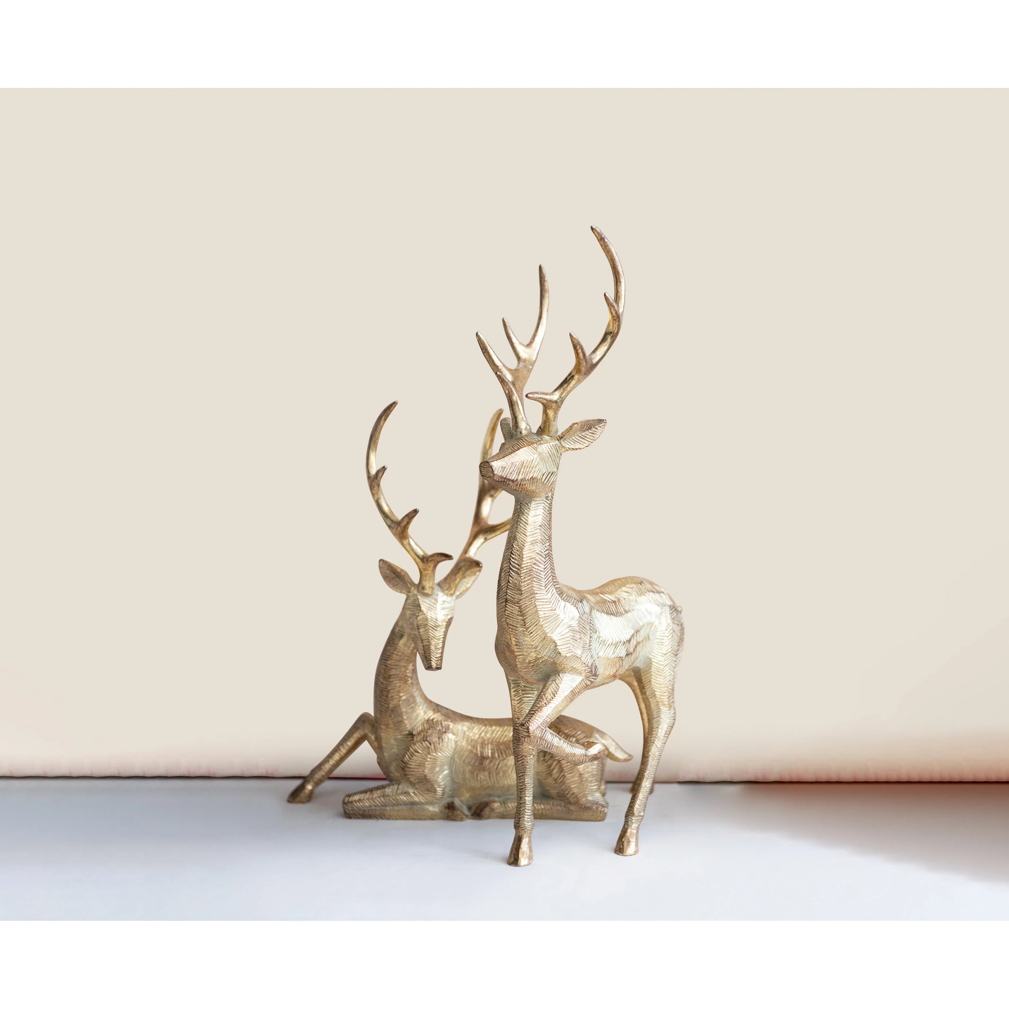 Gold Resin Deer