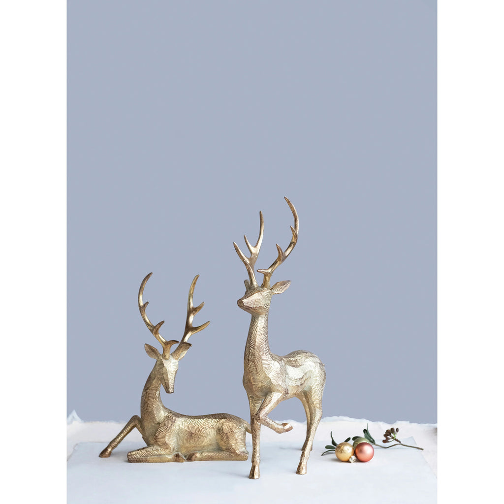 Gold Resin Deer