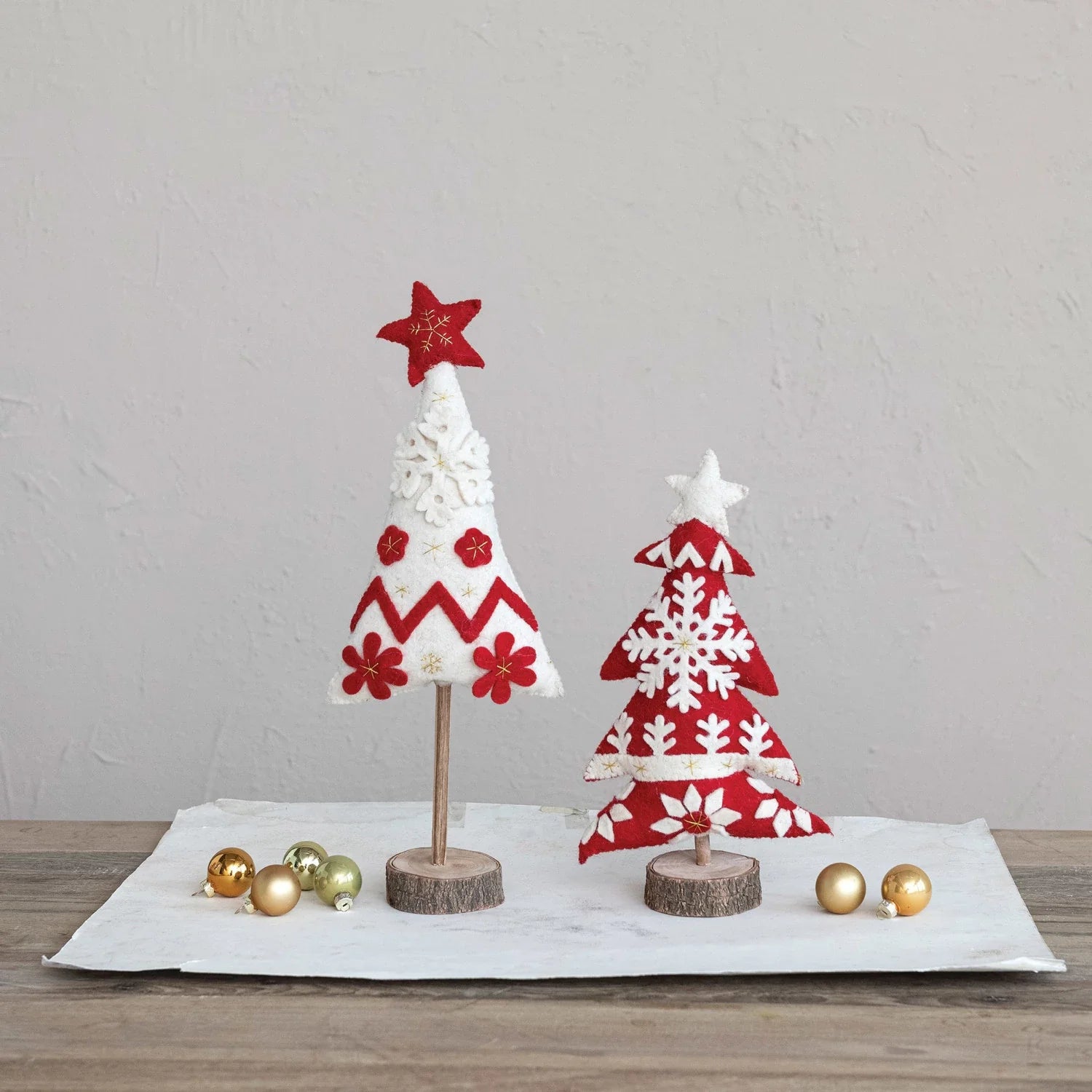 Applique Christmas Trees
