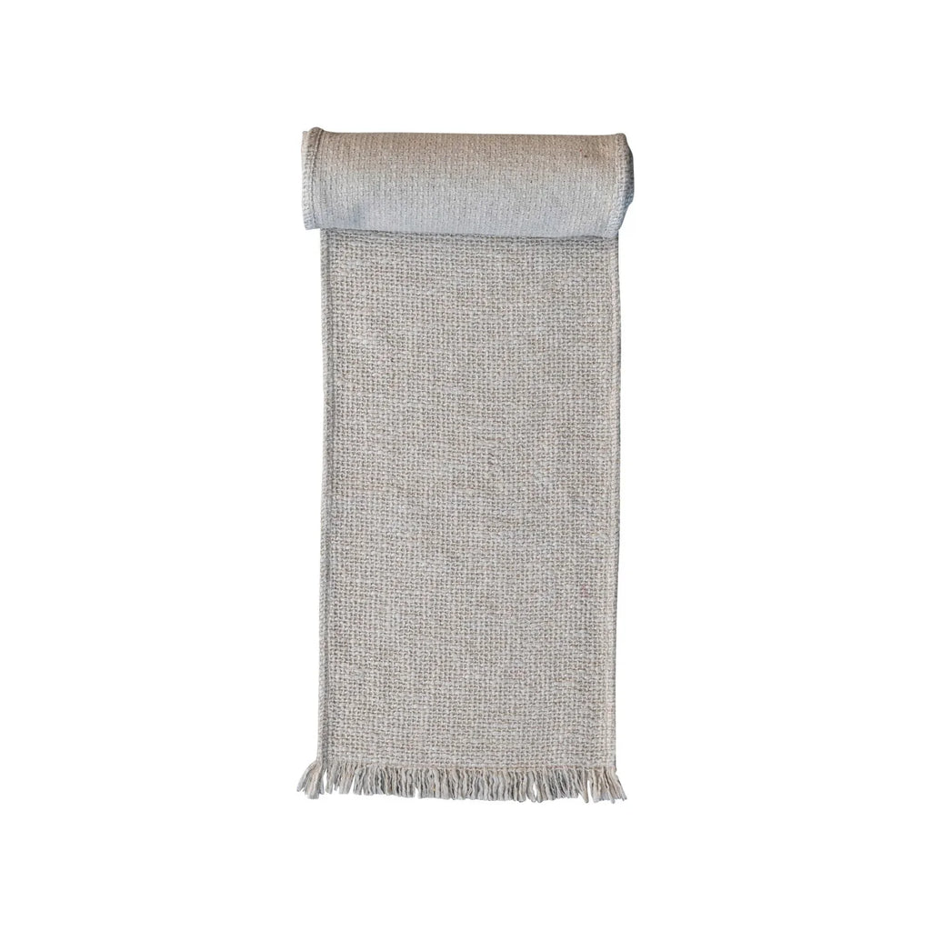 Metallic Gold Fringe Table Runner