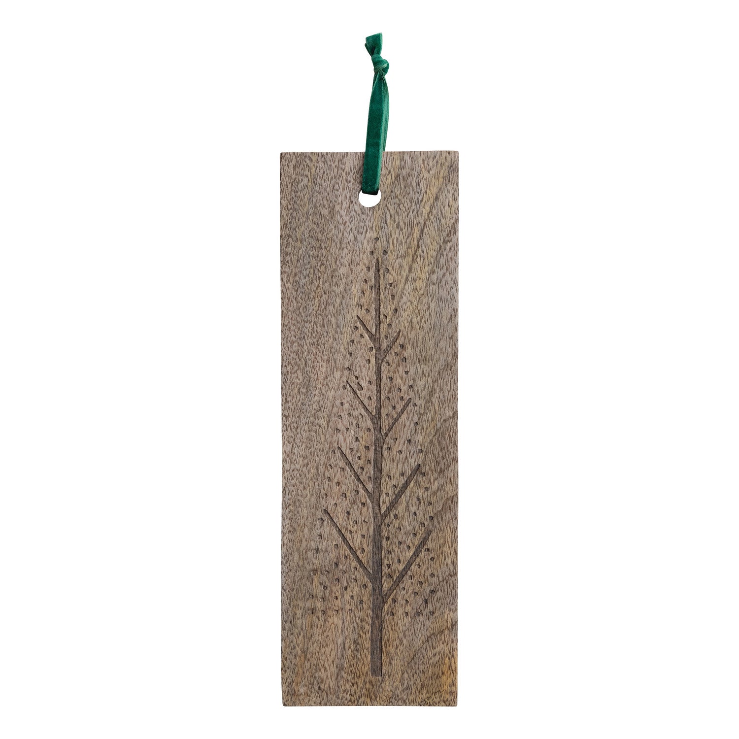 Etched Tree Mango Wood Cutting Board
