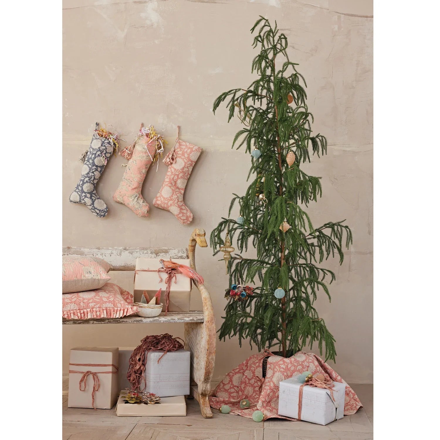 Faux Cedar Tree in Basket