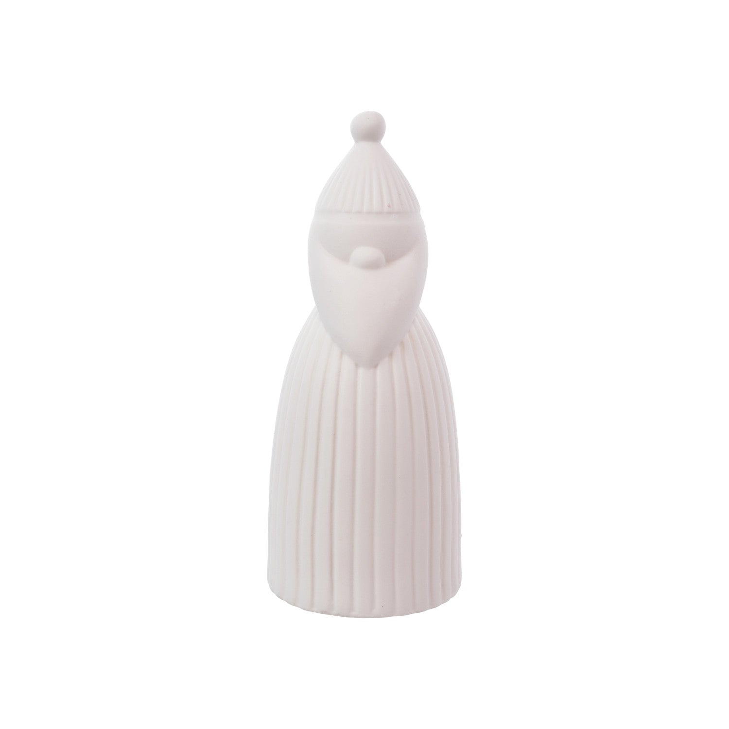 Stoneware Bisque Santa Light