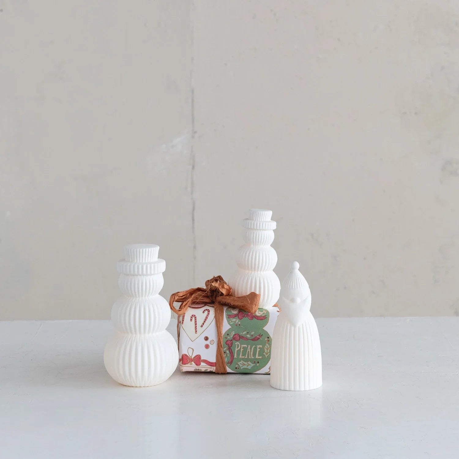 Stoneware Bisque Snowman