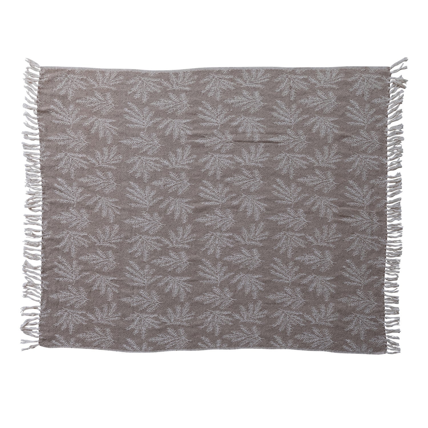 Woven Recycled Jacquard Blend Reversible Throw